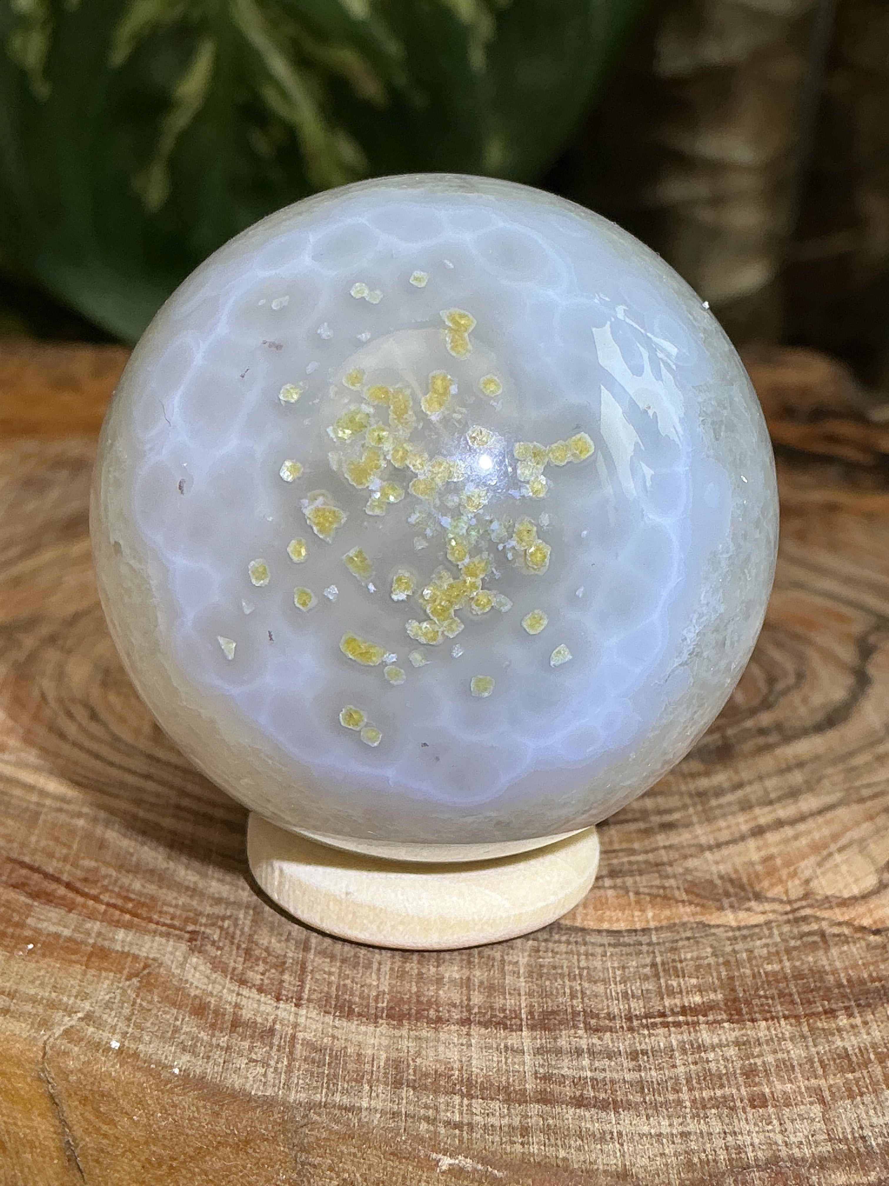 Druzy Achat Kugel