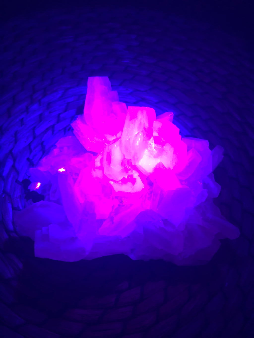 Calcit in fantastischer Hexagon Formation