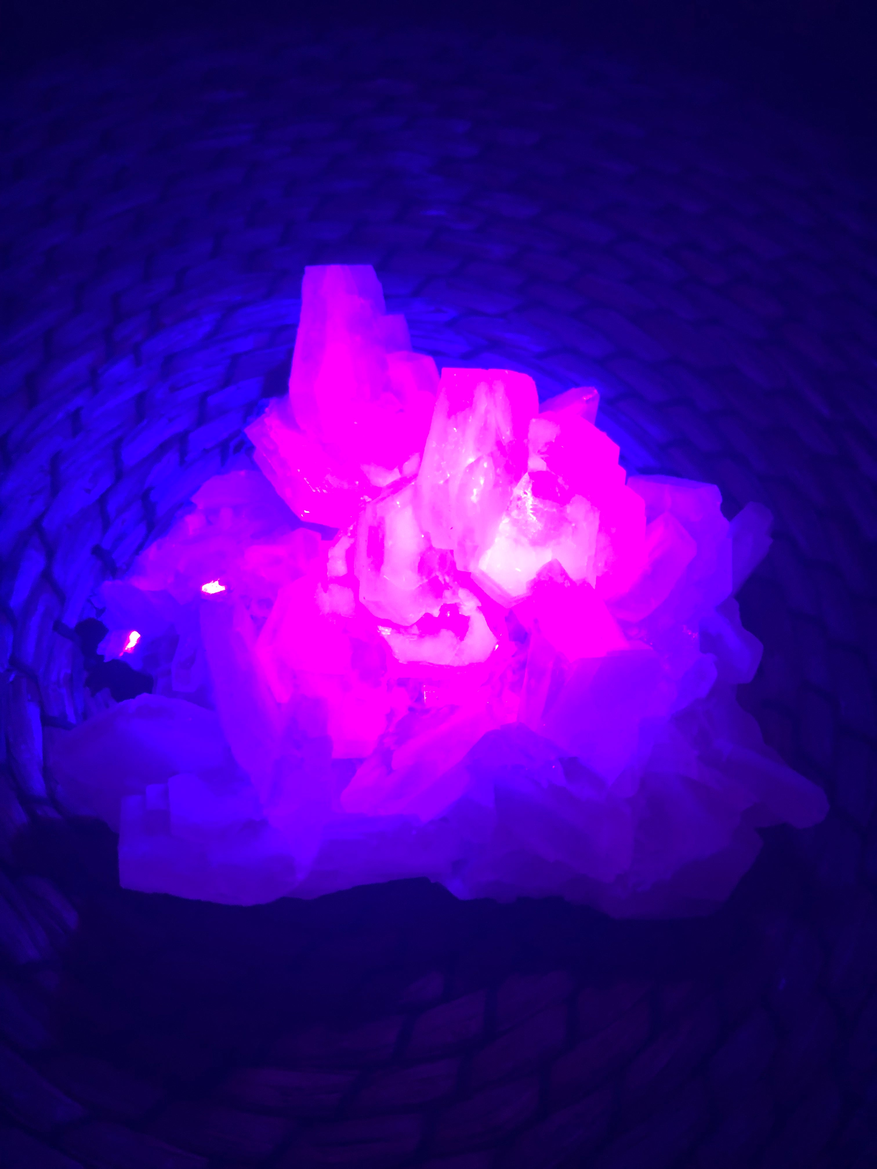 Calcit in fantastischer Hexagon Formation