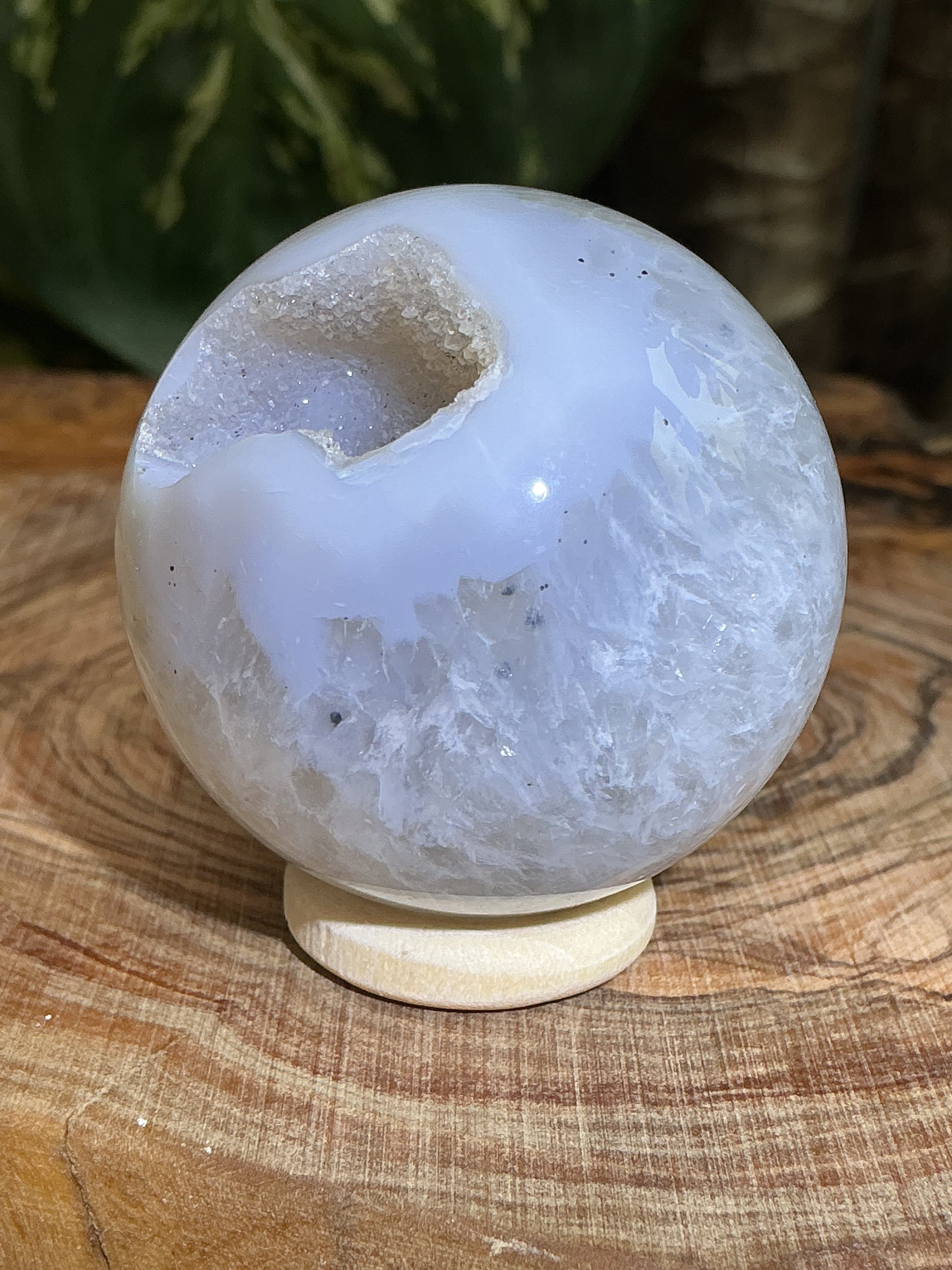 Druzy Achat Kugel