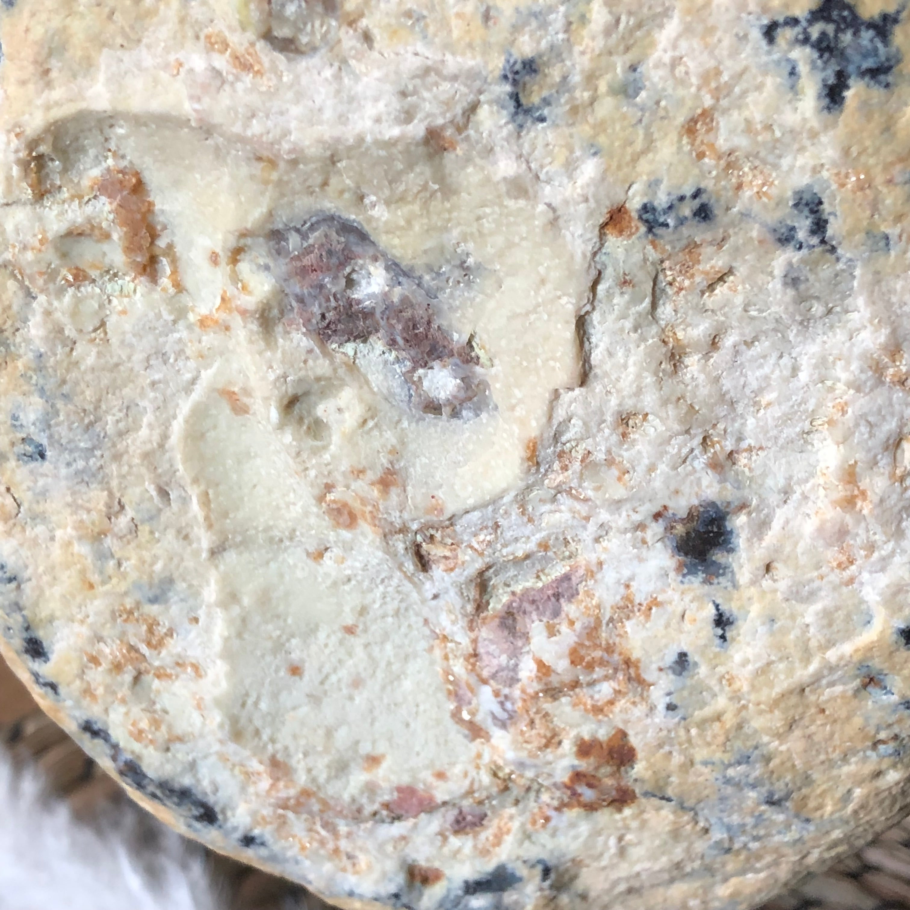 Achat mit Druse auf Stand