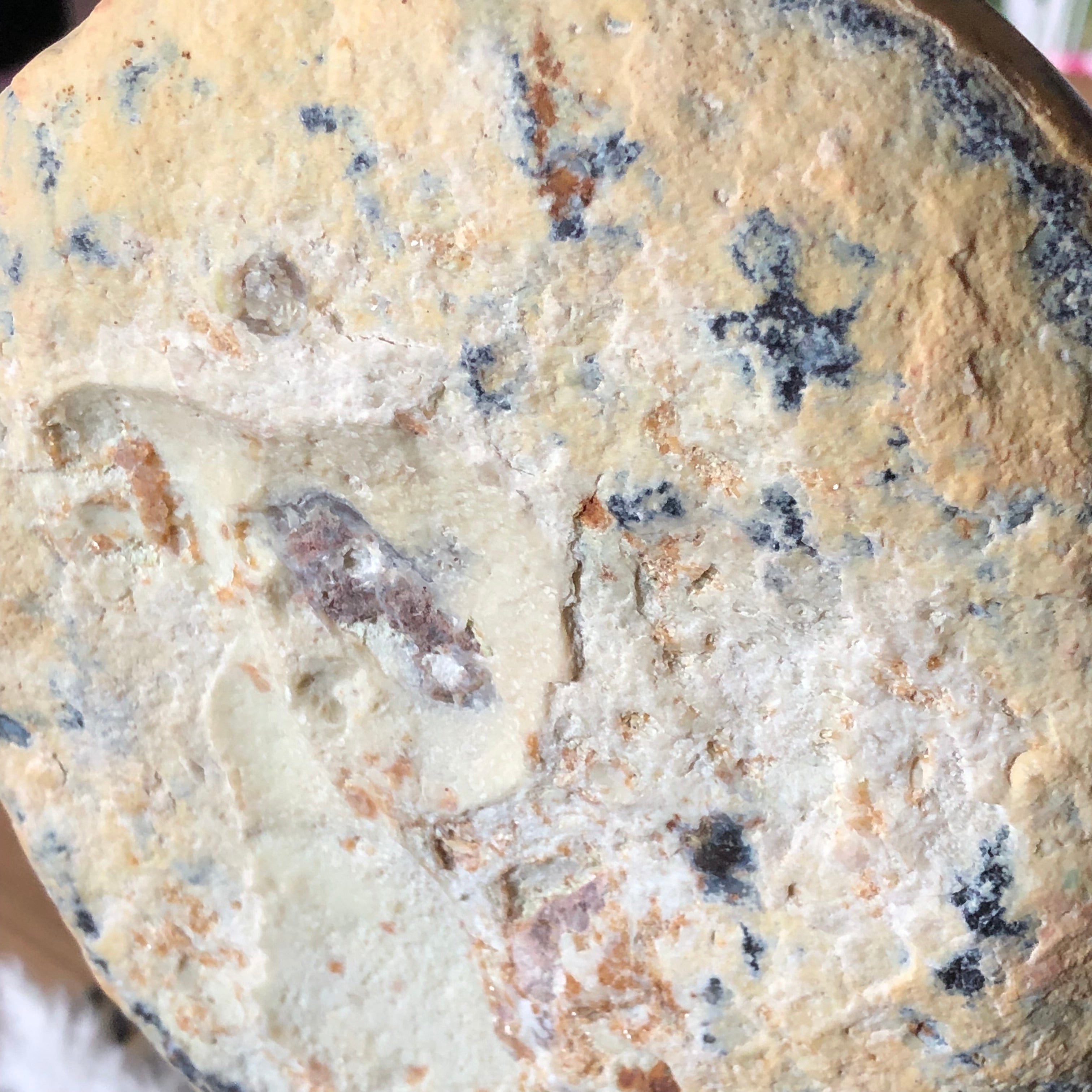 Achat mit Druse auf Stand