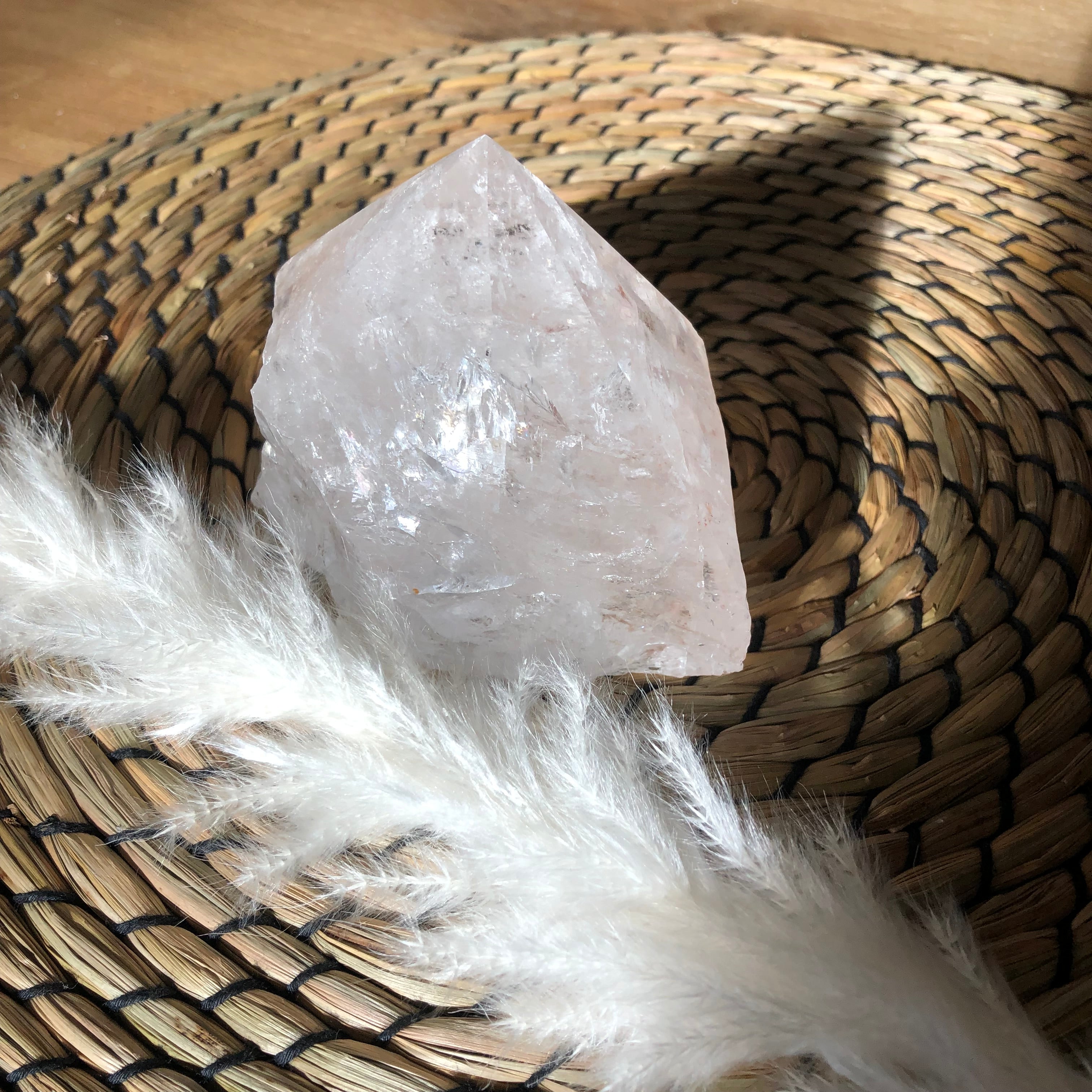 Bergkistallspitze anpoliert aus Brasilien (groß)