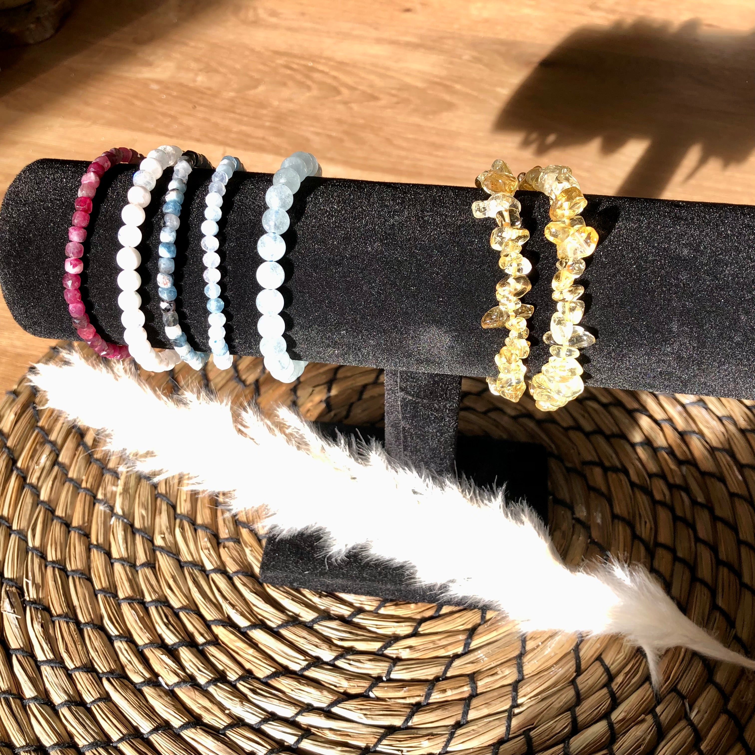 Citrin Splitterarmband (wärmebehandelt) 16cm