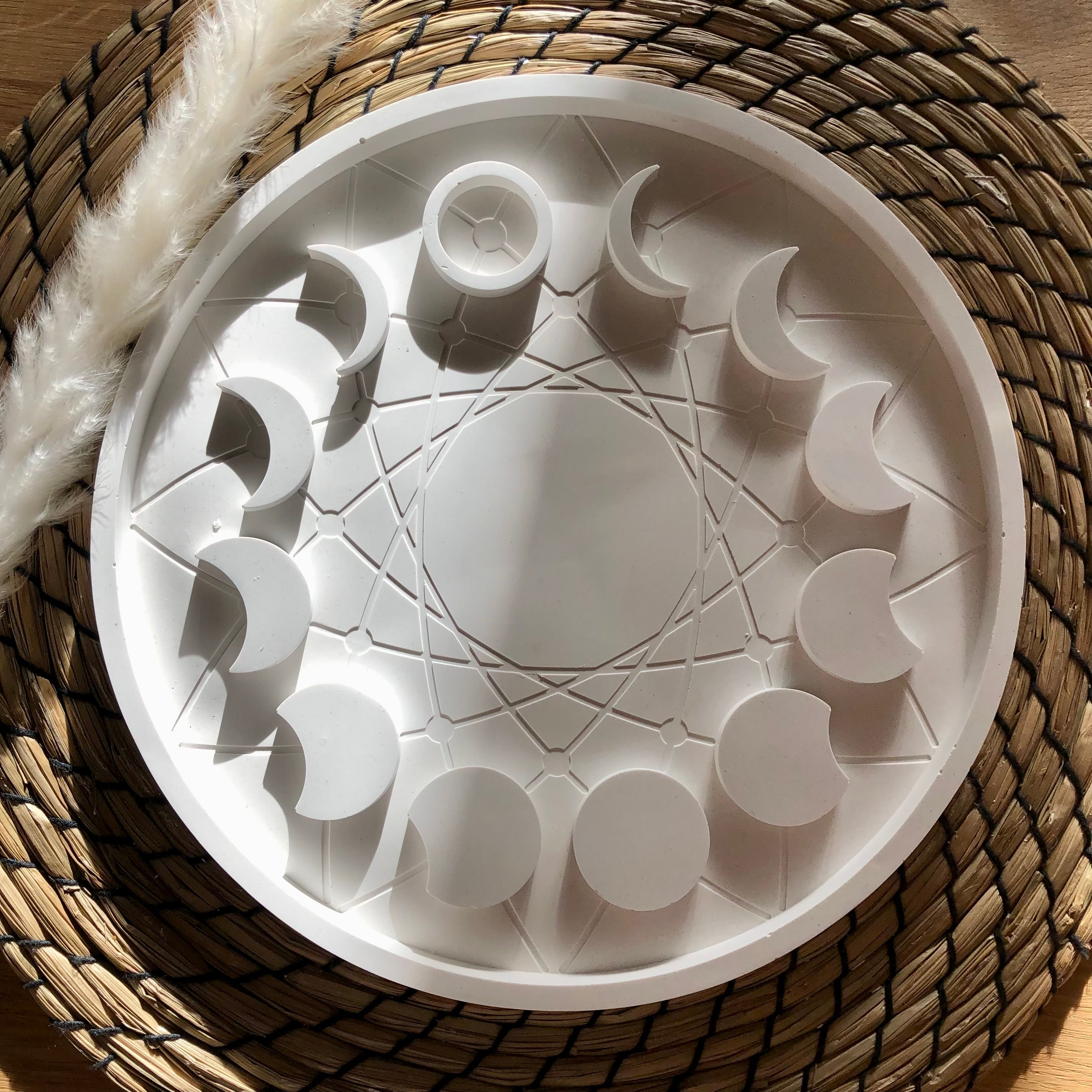 Mondphase Dekoteller