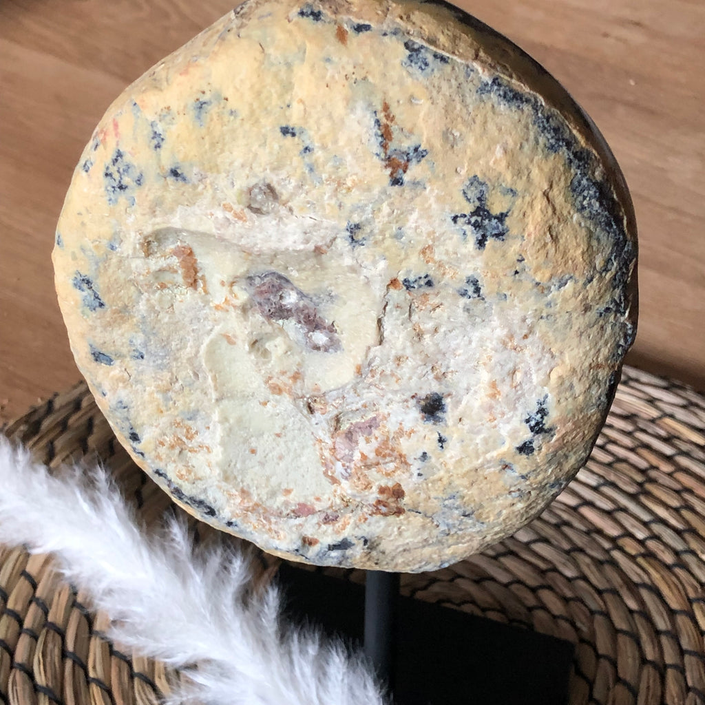 Achat mit Druse auf Stand