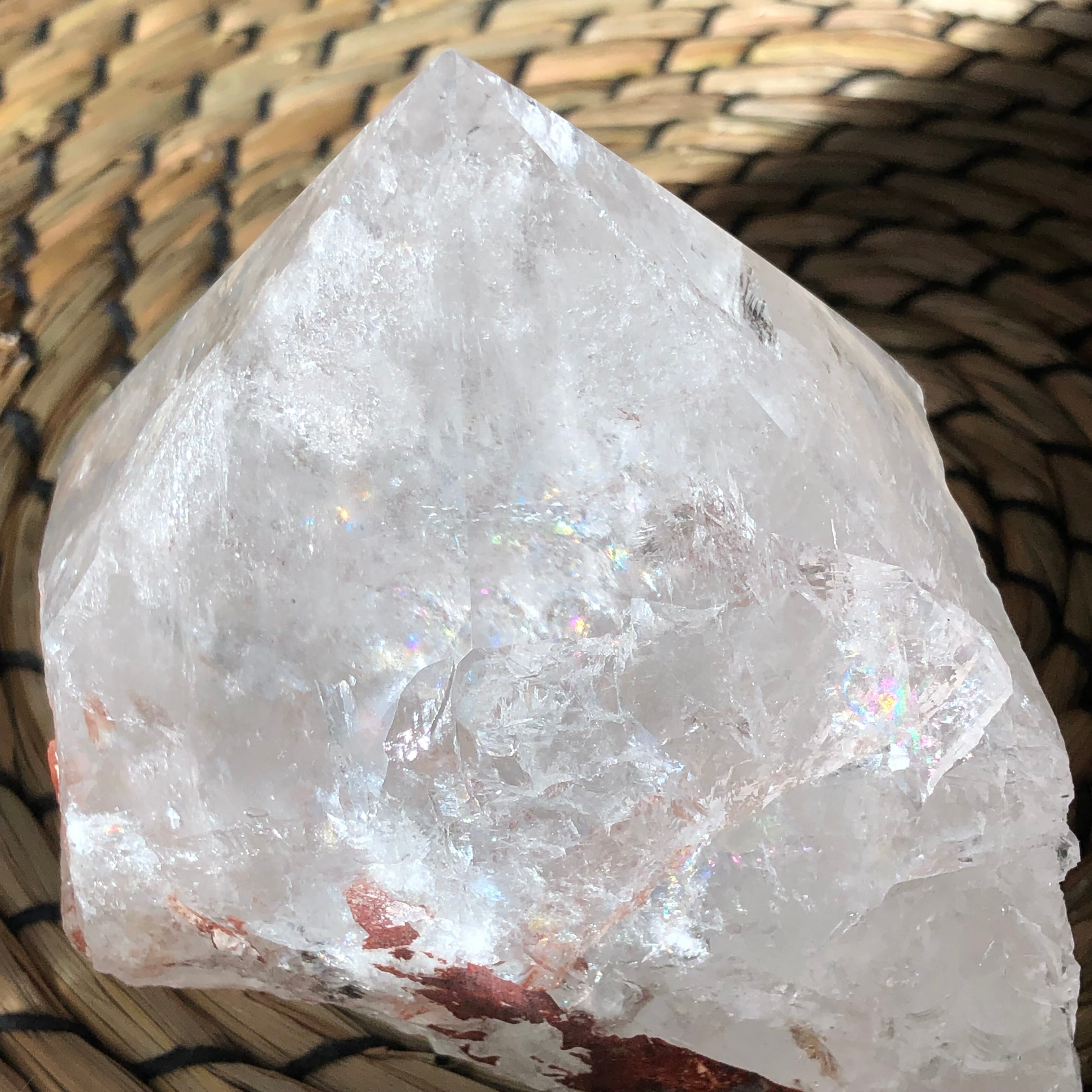 Bergkistallspitze anpoliert aus Brasilien (groß)