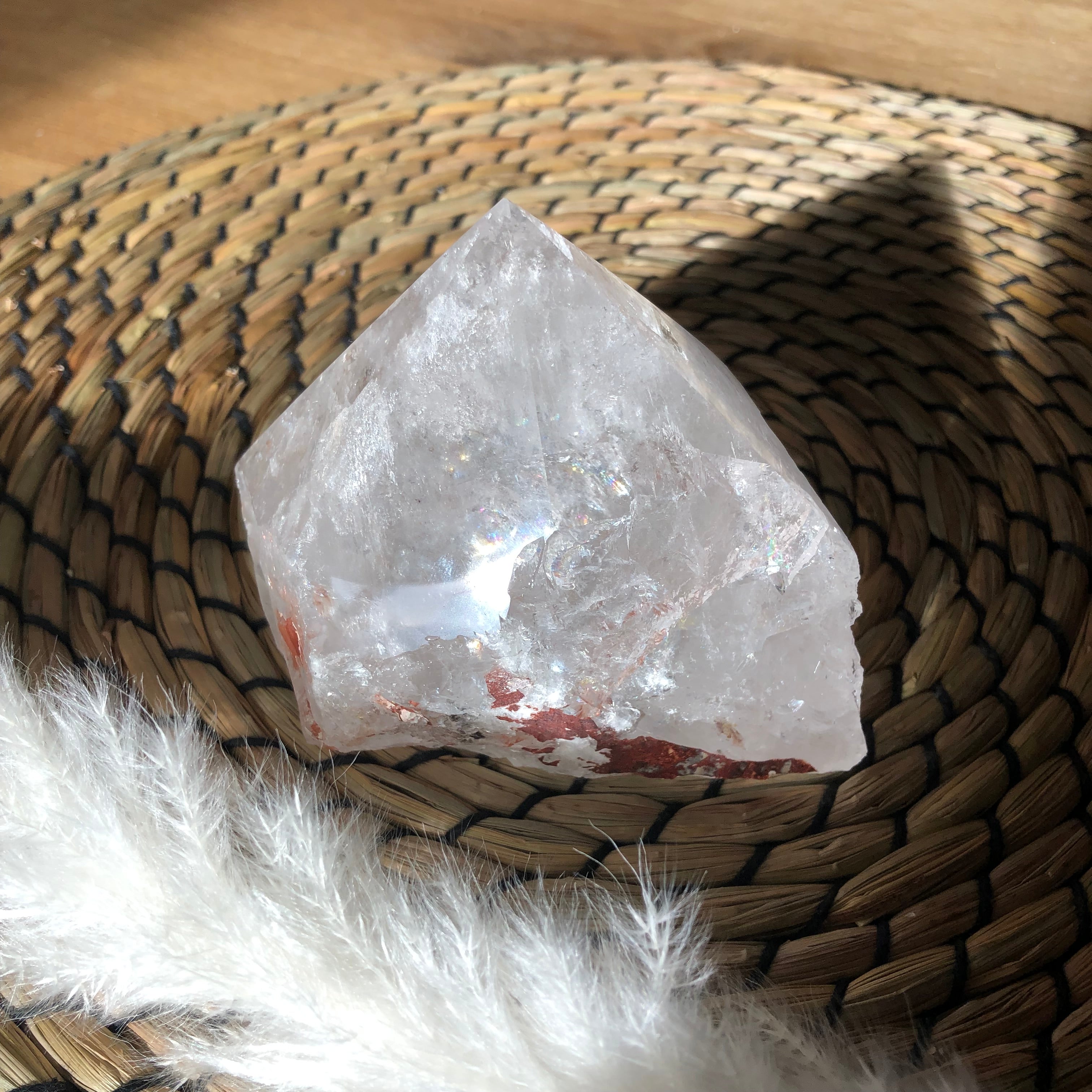 Bergkistallspitze anpoliert aus Brasilien (groß)