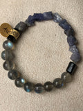 Labradorit Tansanit Armband