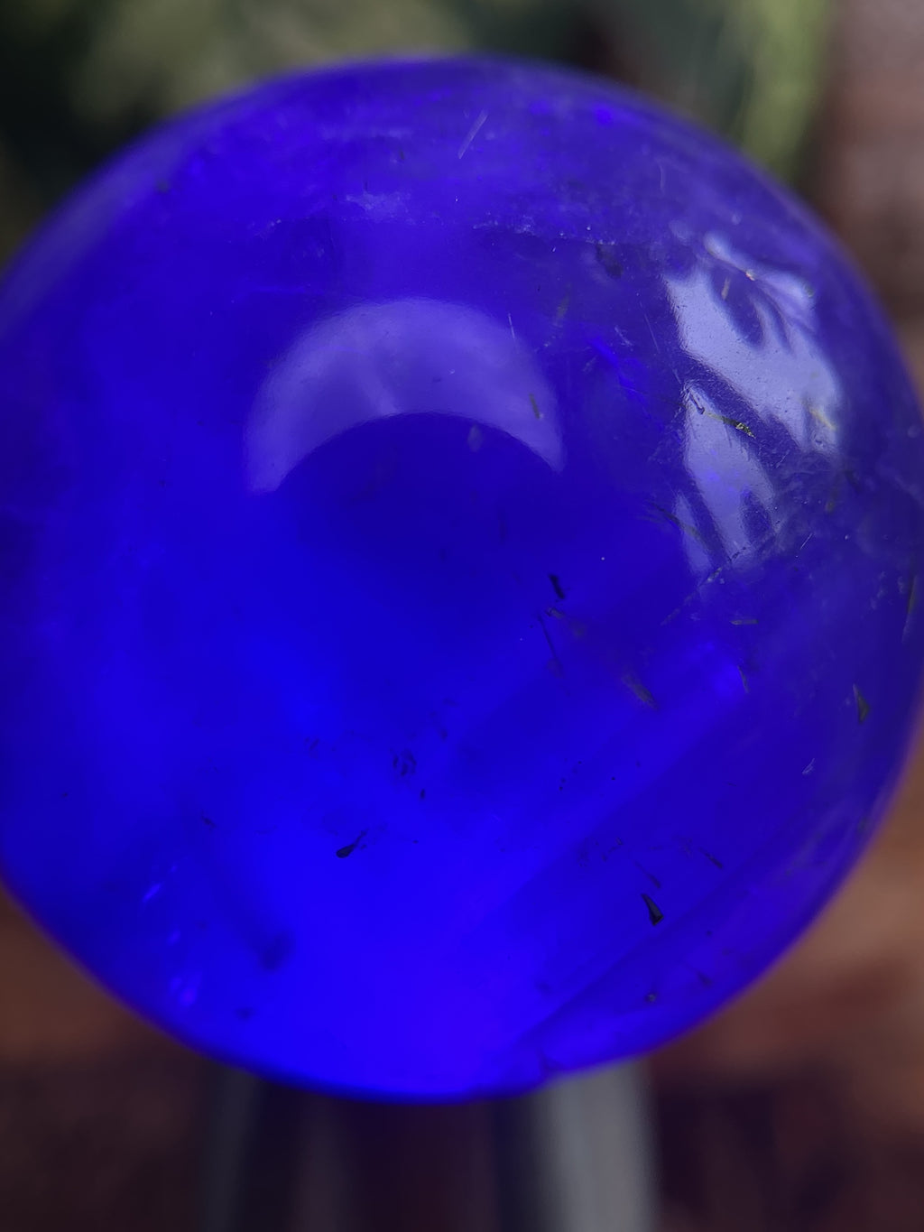 Nigeria Fluorit Kugel mit Pyrit