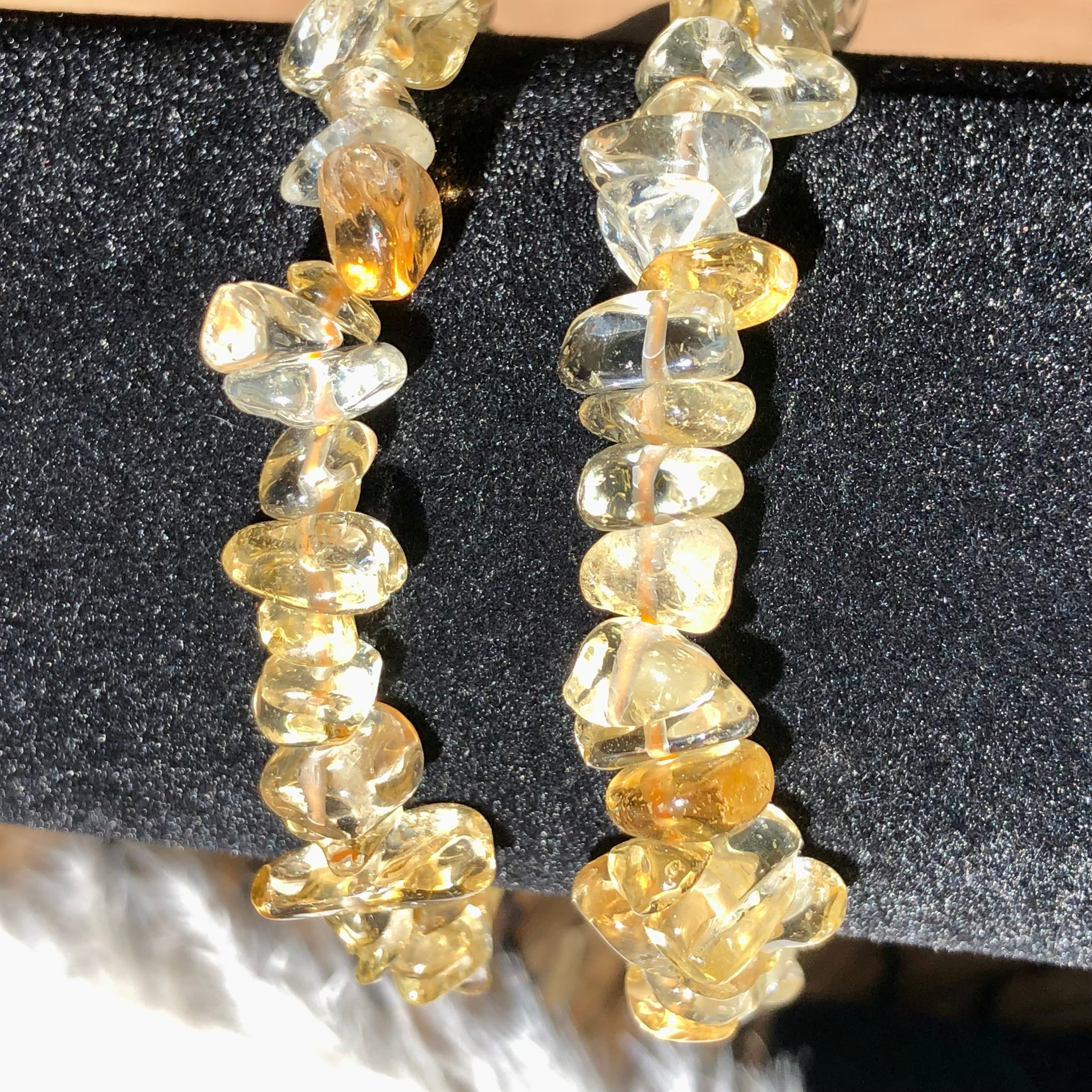 Citrin Splitterarmband (wärmebehandelt) 15cm