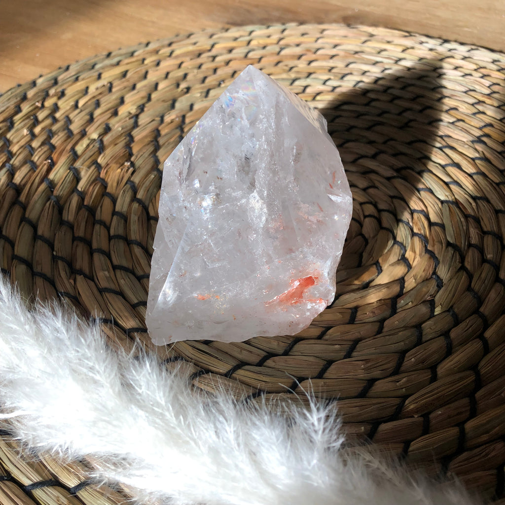 Bergkistallspitze anpoliert aus Brasilien (groß)