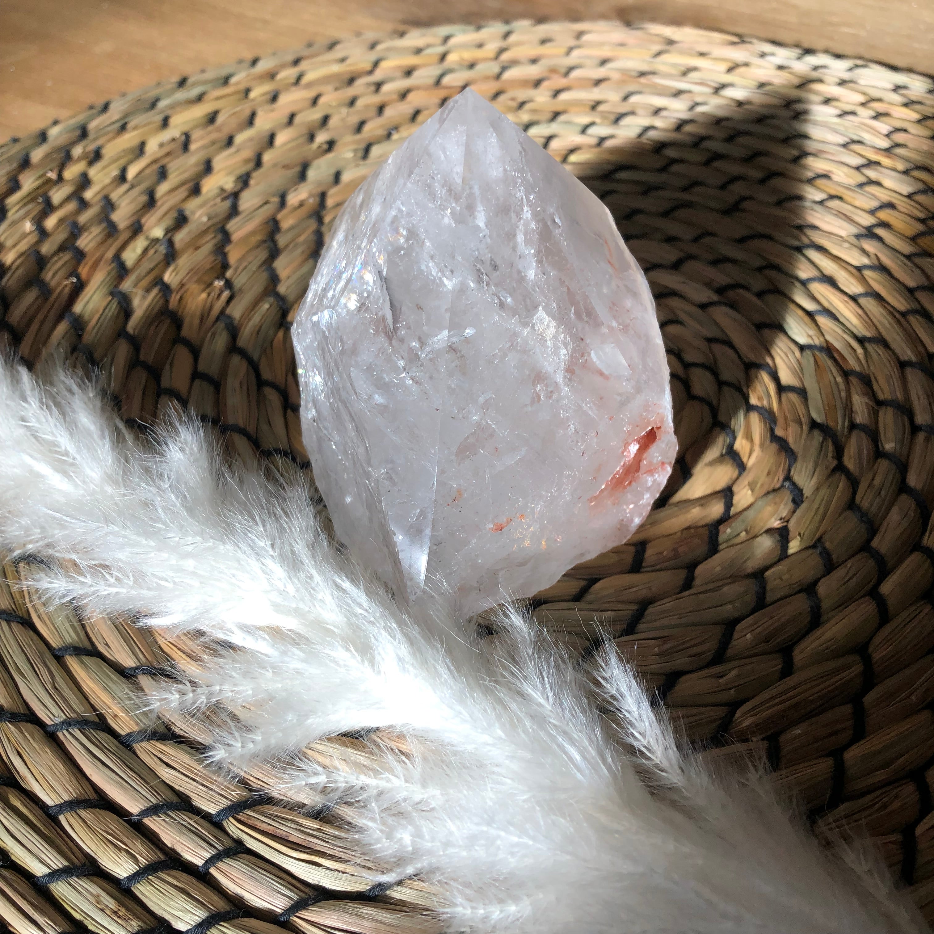 Bergkistallspitze anpoliert aus Brasilien (groß)