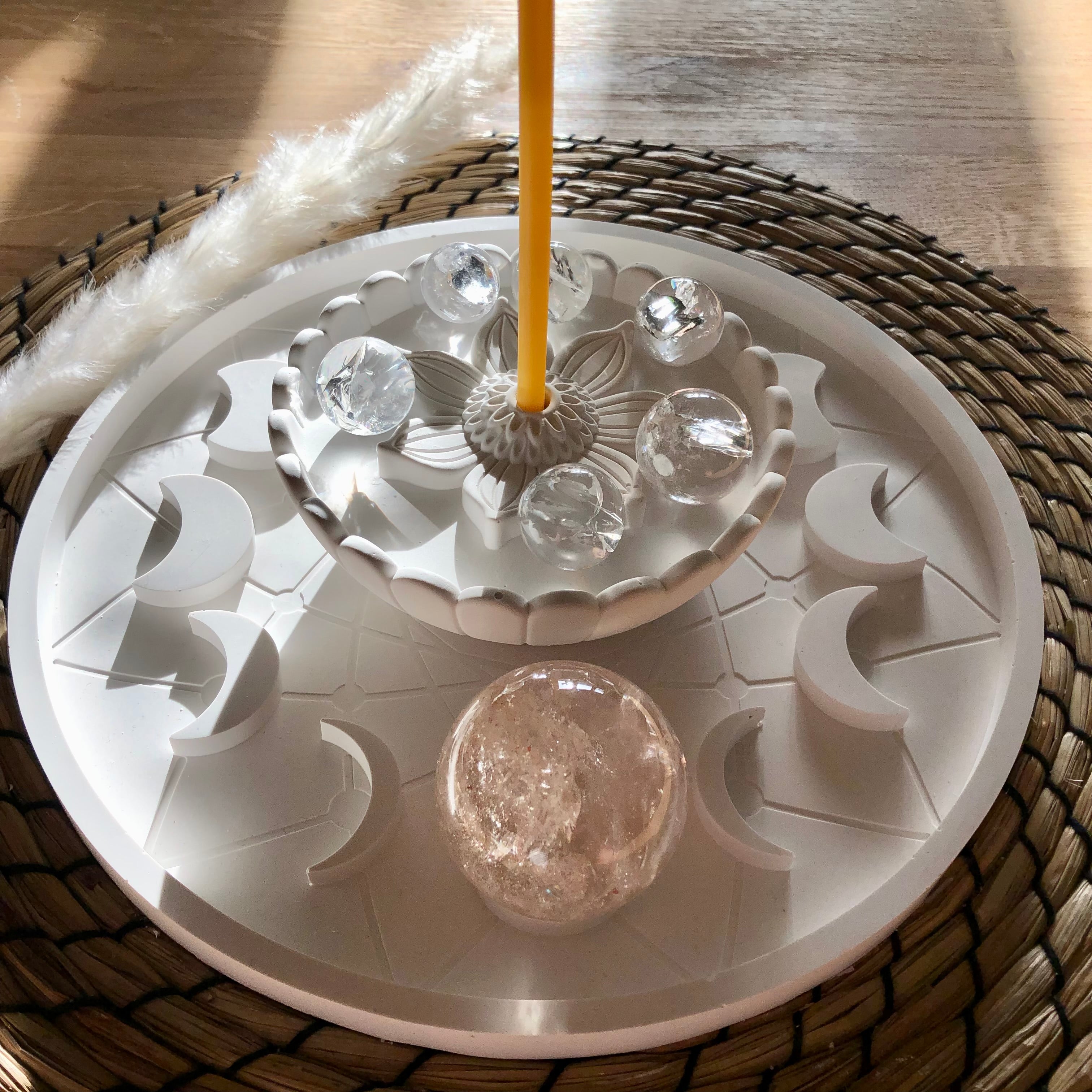 Mondphase Dekoteller