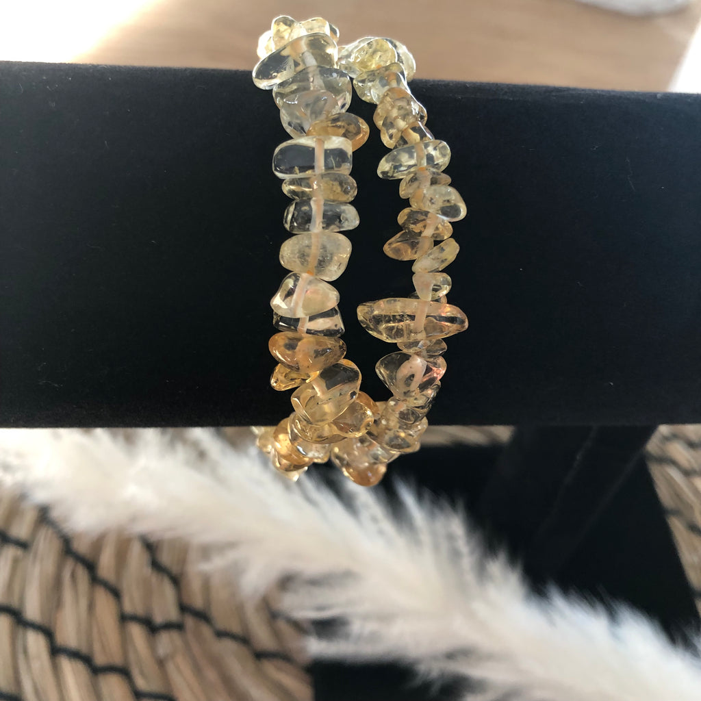 Citrin Splitterarmband (wärmebehandelt) 16cm