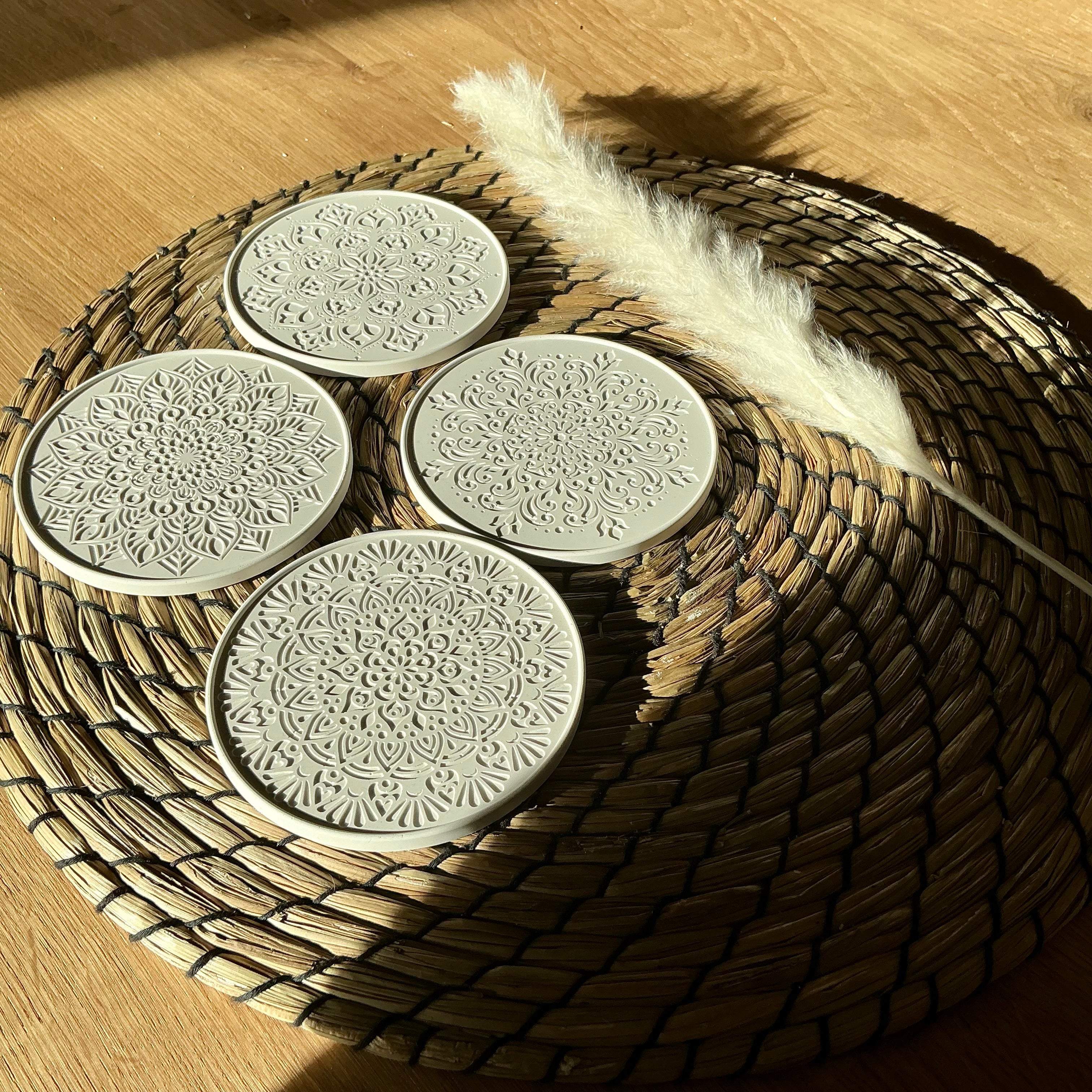 Mandala Dekoteller (4Stk.)