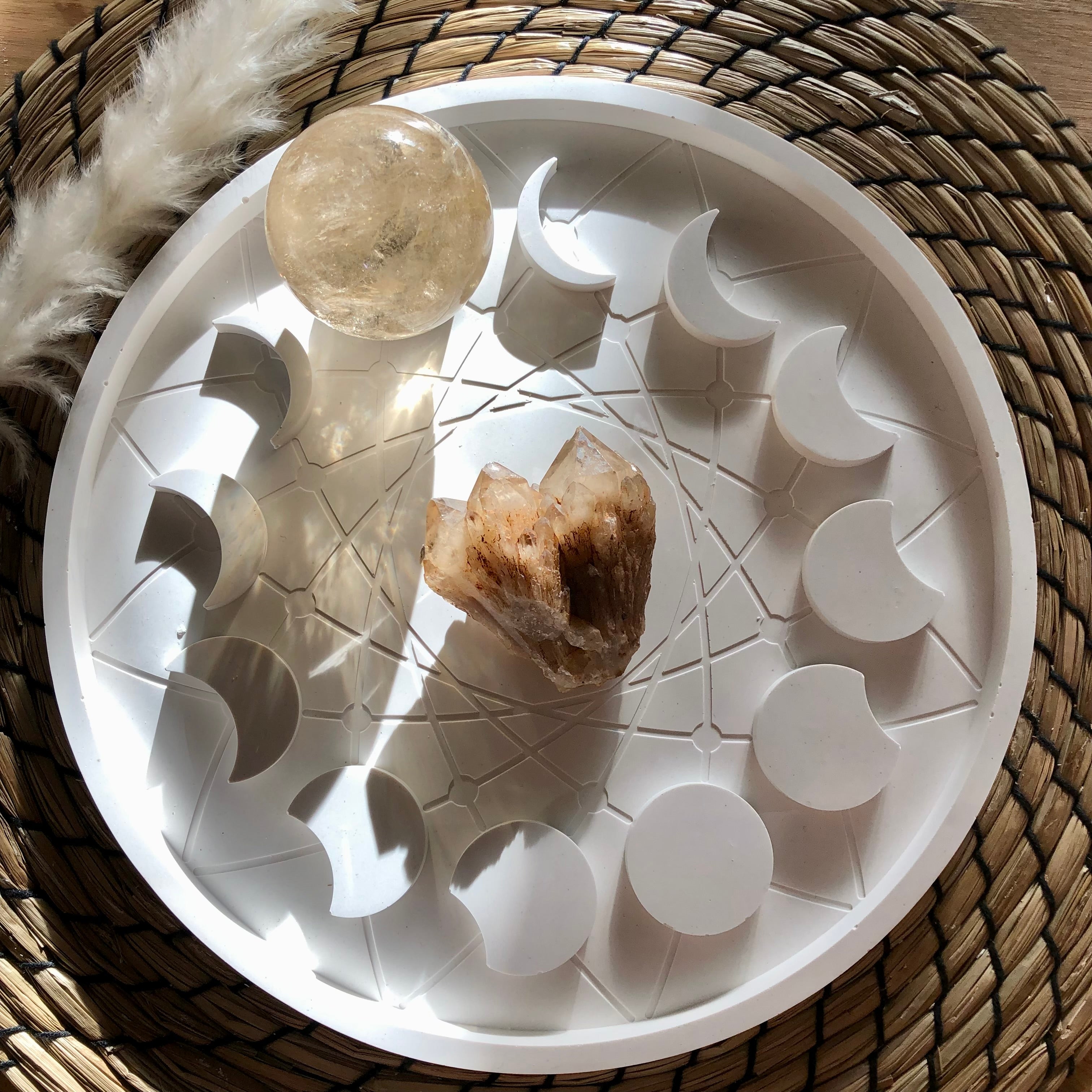 Mondphase Dekoteller