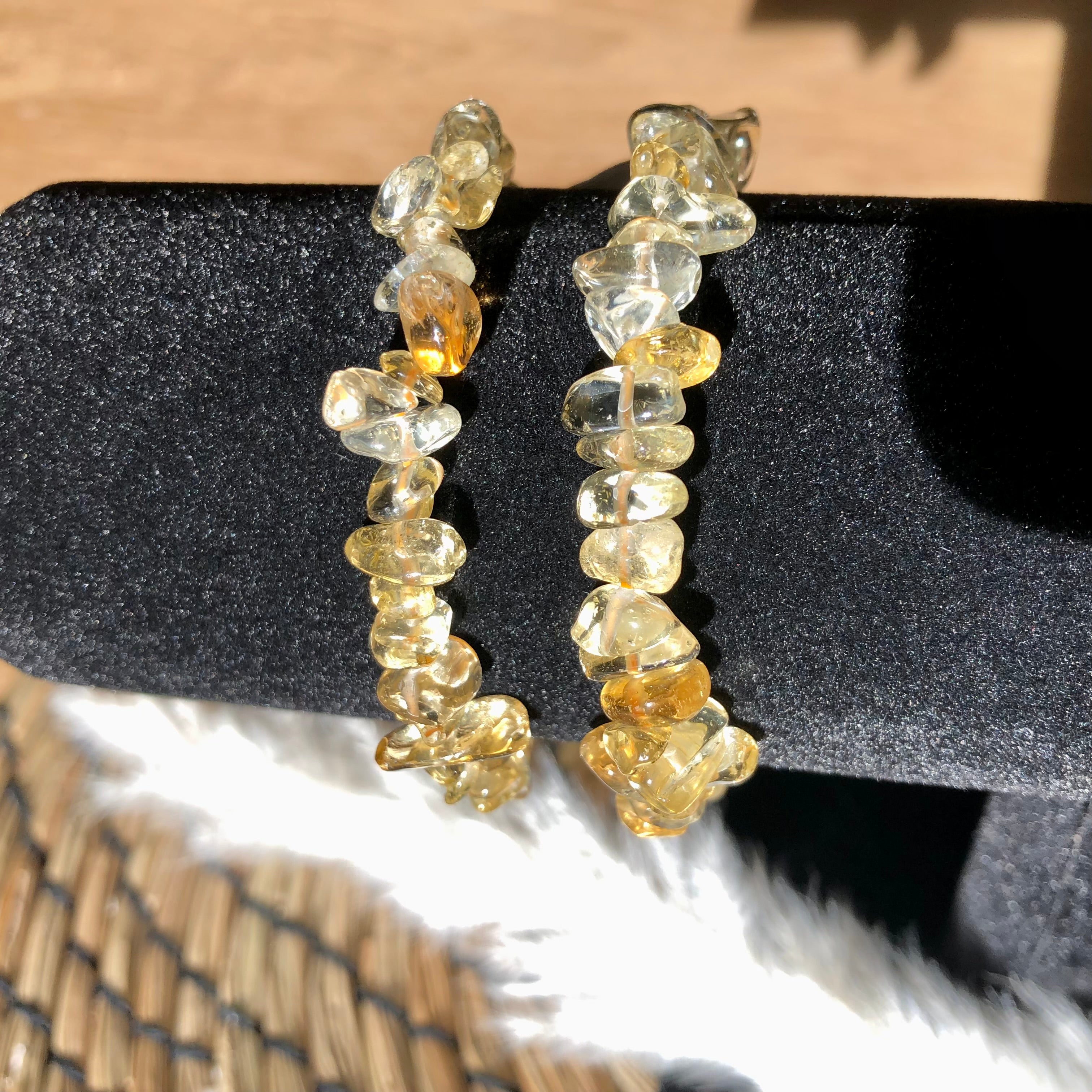 Citrin Splitterarmband (wärmebehandelt) 15cm