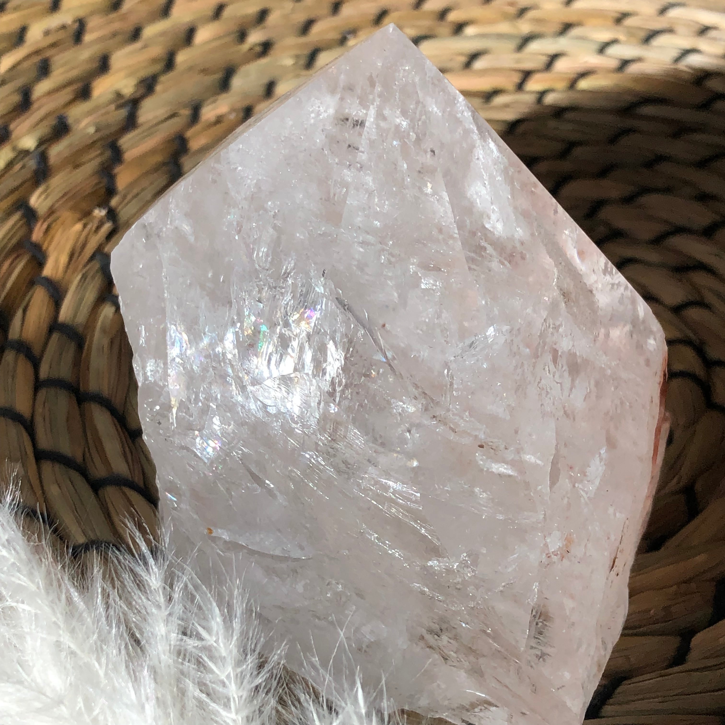 Bergkistallspitze anpoliert aus Brasilien (groß)