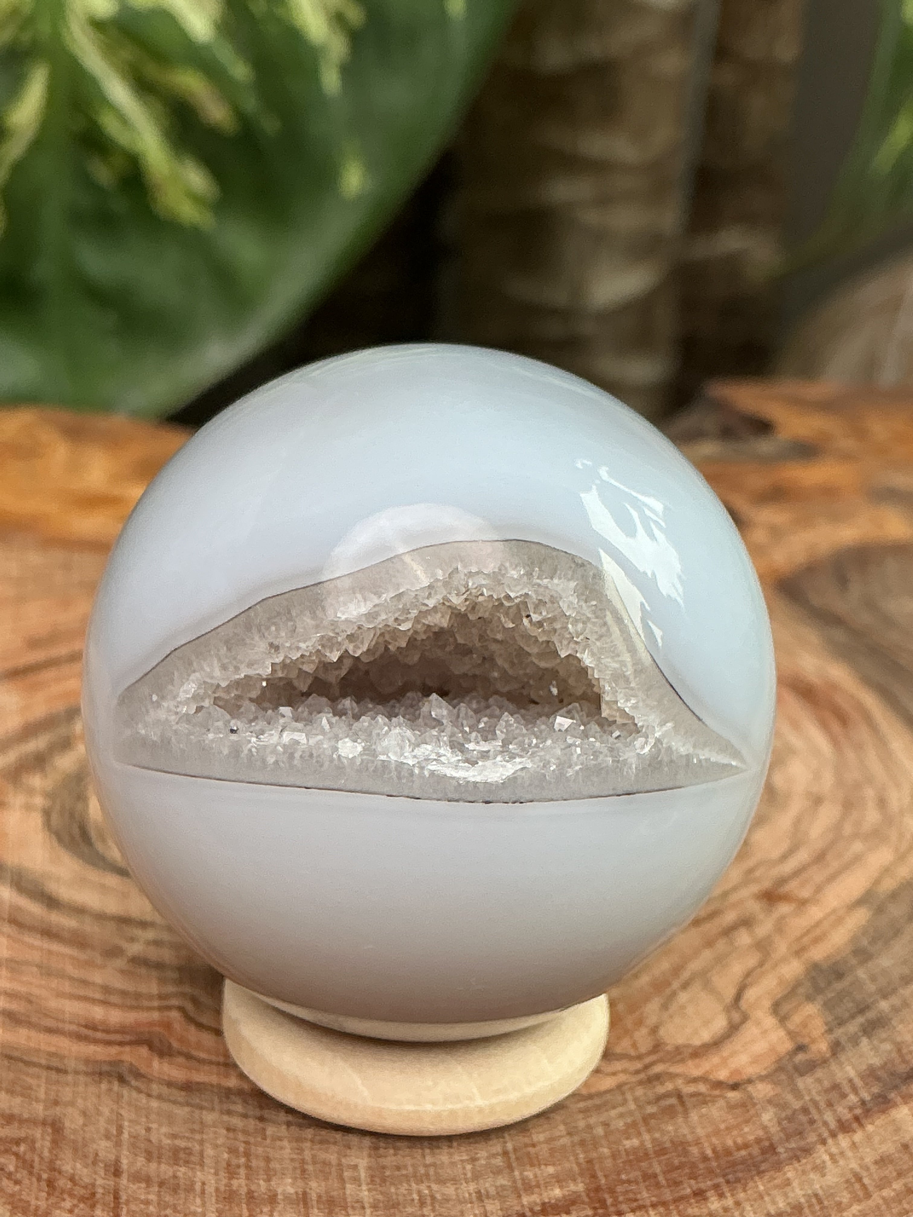 Druzy Achat Kugel