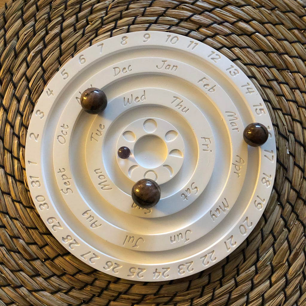 Alljährlicher Kalender-Teller