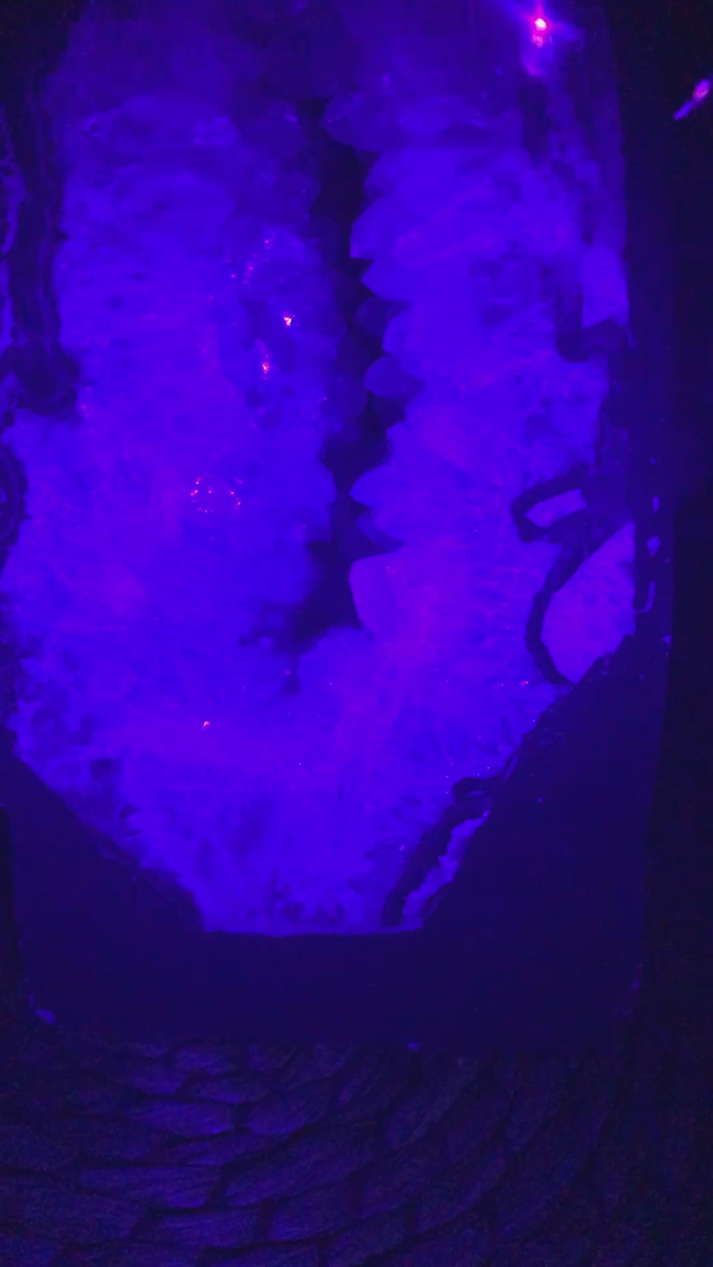 Amethyst Kathedrale mit Calcit