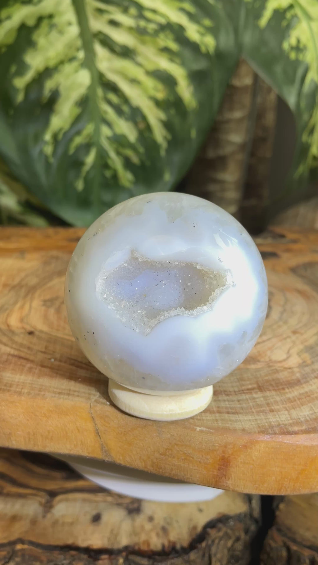 Druzy Achat Kugel